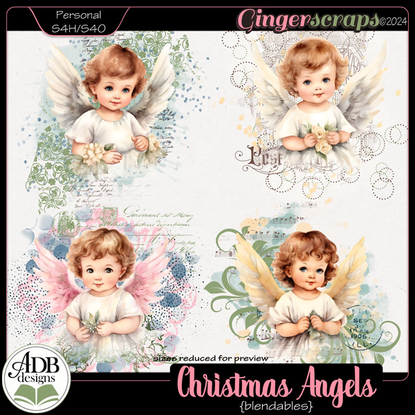 Christmas Angels Blendables by ADB Designs