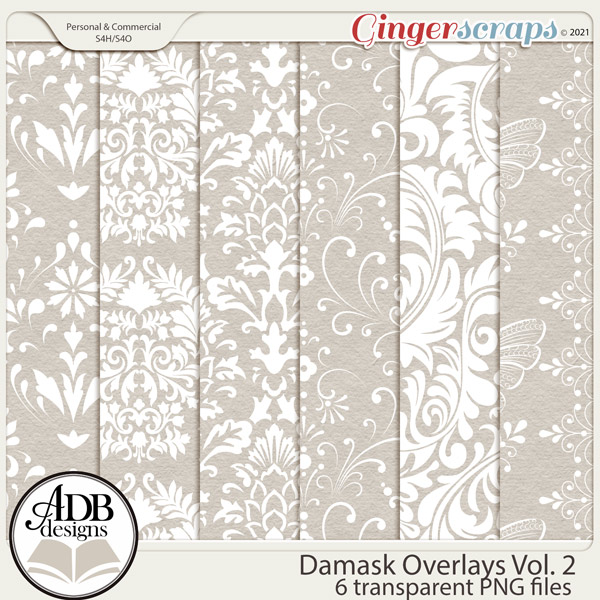 Damask Overlays Vol 02 by ADB Designs