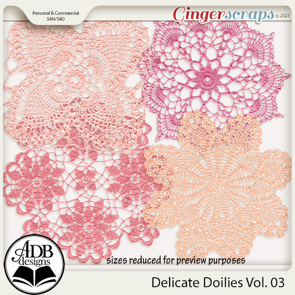 Delicate Doilies Vol 03 by ADB Designs