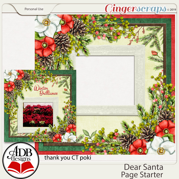 Dear Santa Quick Page Gift 03 by ADB Designs