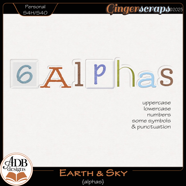 Earth & Sky Alphas by ADB Designs
