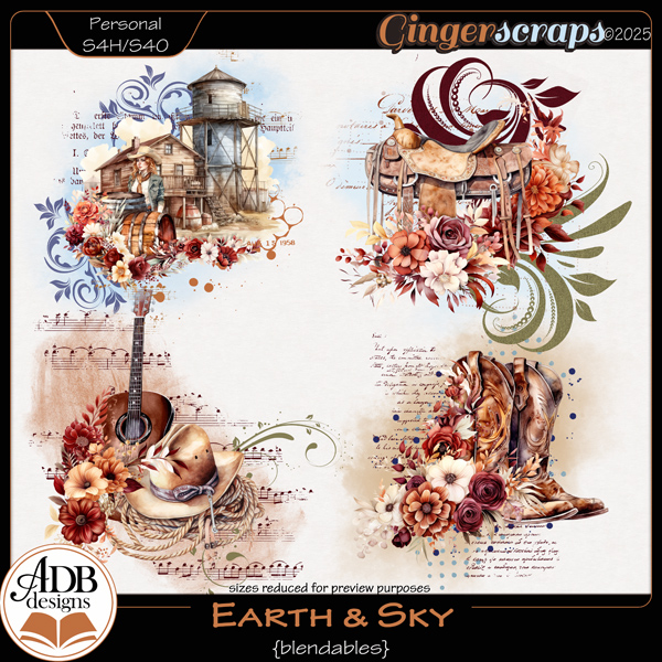 Earth & Sky Blendables by ADB Designs