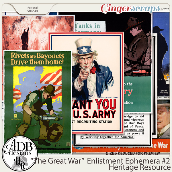 Heritage Resource Enlistment Ephemera Set 02 by ADB Designs