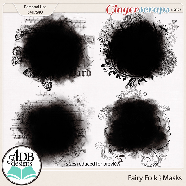 Fairy Folk Masks by ADB Designs