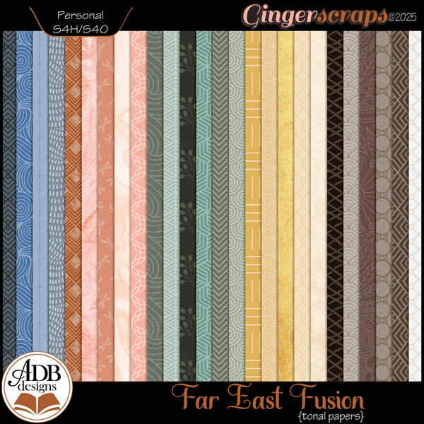 Far East Fusion Tonal Papers by ADB Designs