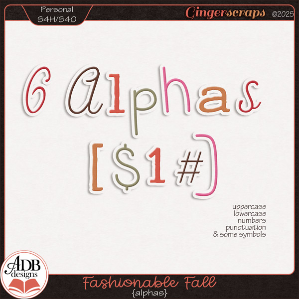 Fashionable Fall Alphas by ADB Designs