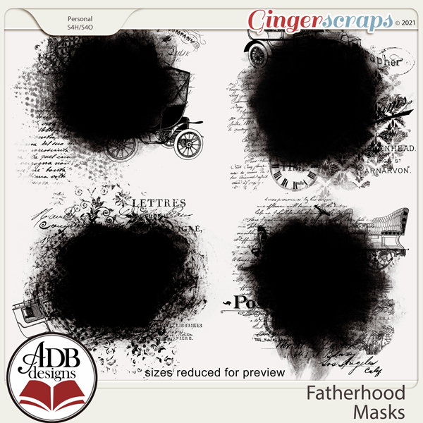 Fatherhood Masks by ADB Designs