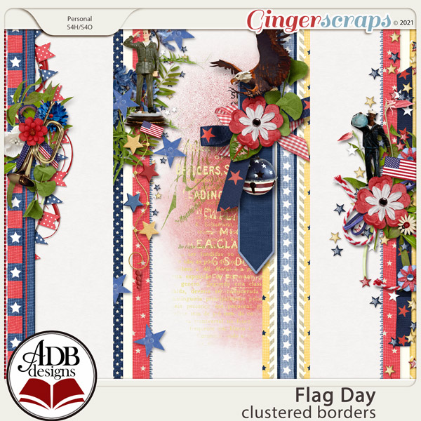 Flag Day Borders by ADB Designs