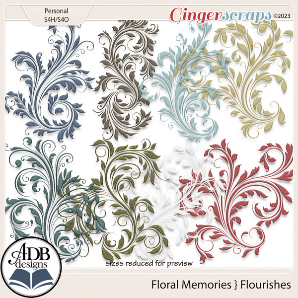 Floral Memories Flourishes