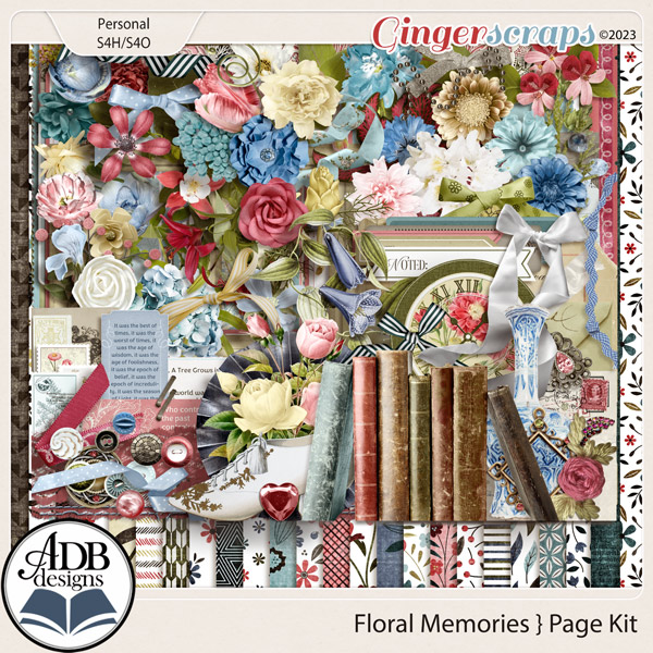 Floral Memories Page Kit