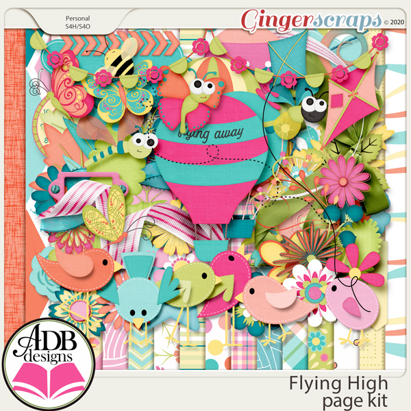Flying High Page Kit by ADB Designs