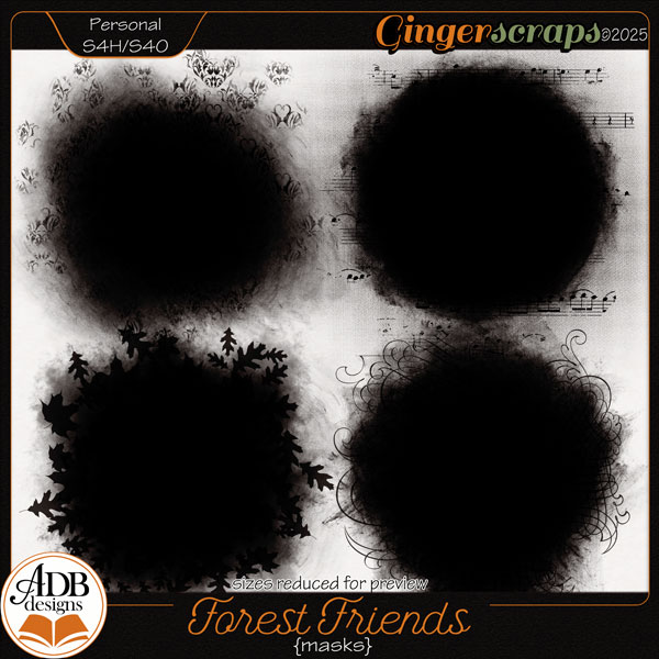 Forest Friends Masks by ADB Designs