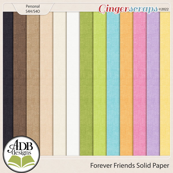 Forever Friends Solid Papers