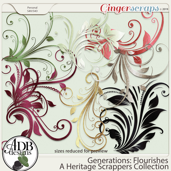 Generations Flourishes by ADB Designs