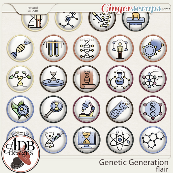 Genetic Generation Flairs by ADB Designs