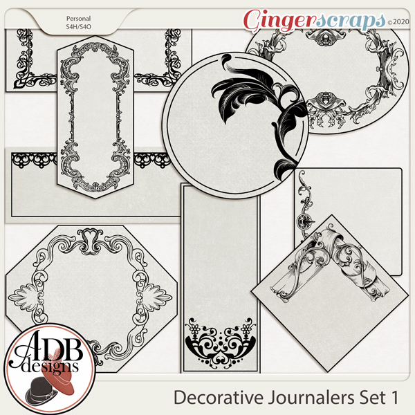 Heritage Resource - Decorative Journalers Set 01 by ADB Designs