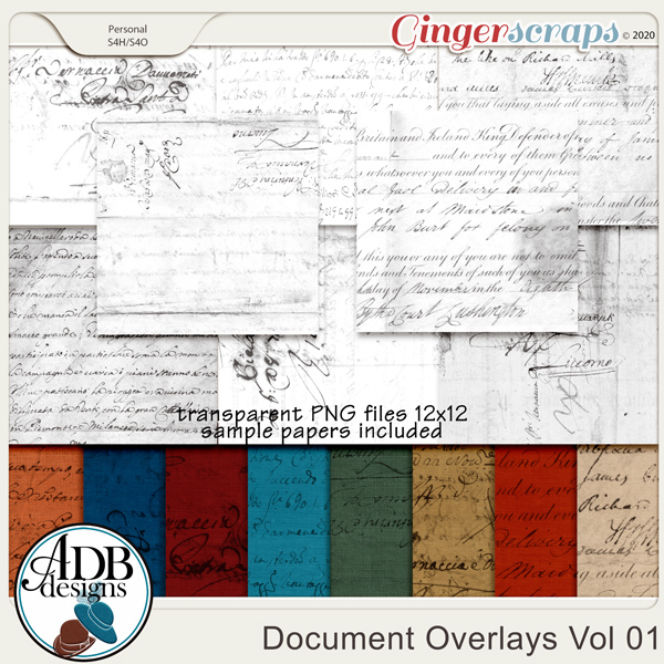 Heritage Resource - Document Overlays & Papers Vol 01 by ADB Designs