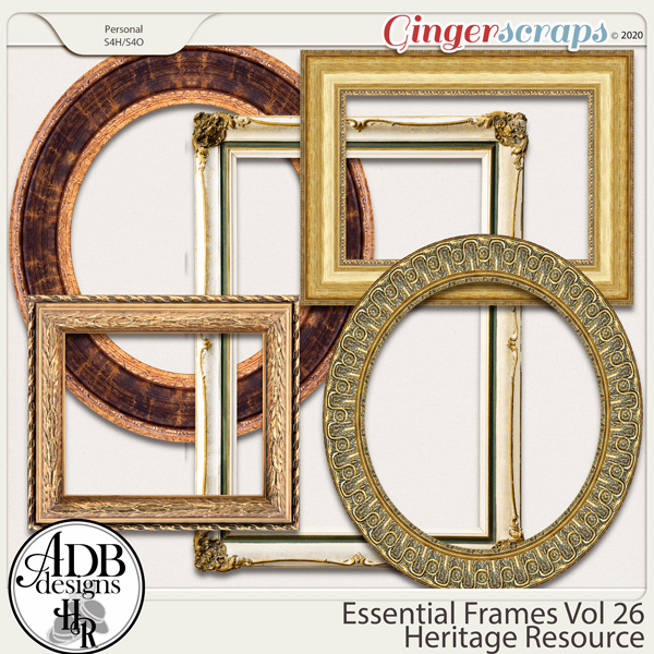 Heritage Resource Essential Frames Vol 26 by ADB Designs