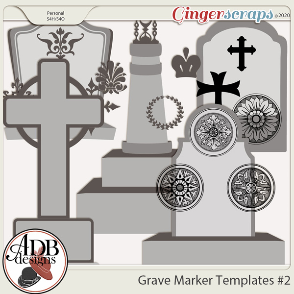 Heritage Resource - Grave Markers Set 02 by ADB Designs