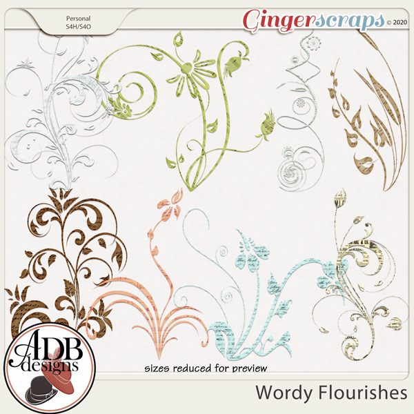 Heritage Resource - Wordy Flourishes by ADB Designs