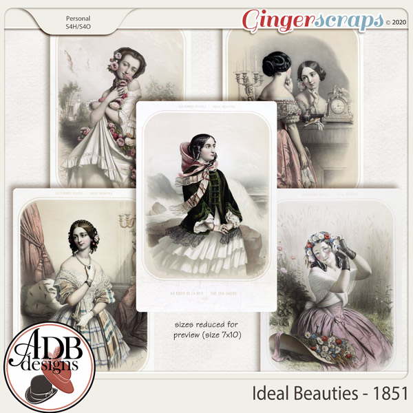 Heritage Resource Ideal Beauties 1851 by ADB Designs