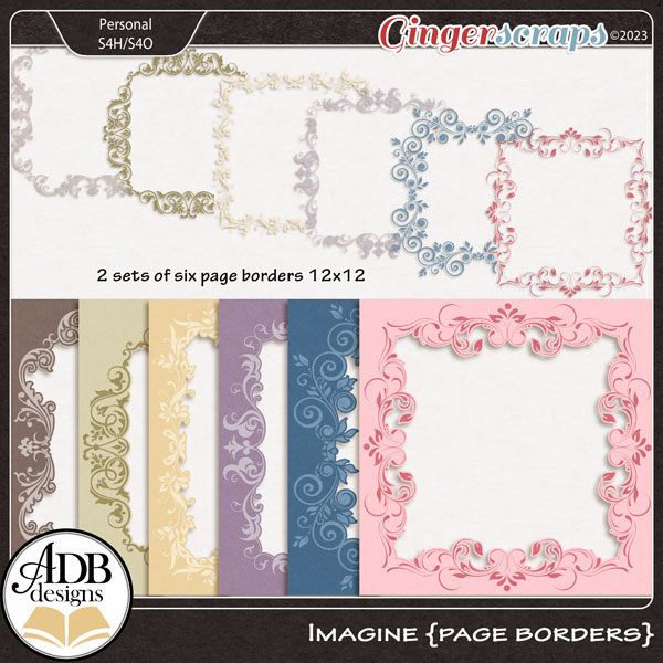 Imagine Page Borders by ADB Designs