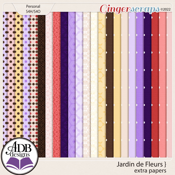 Jardin de Fleurs Extra Papers