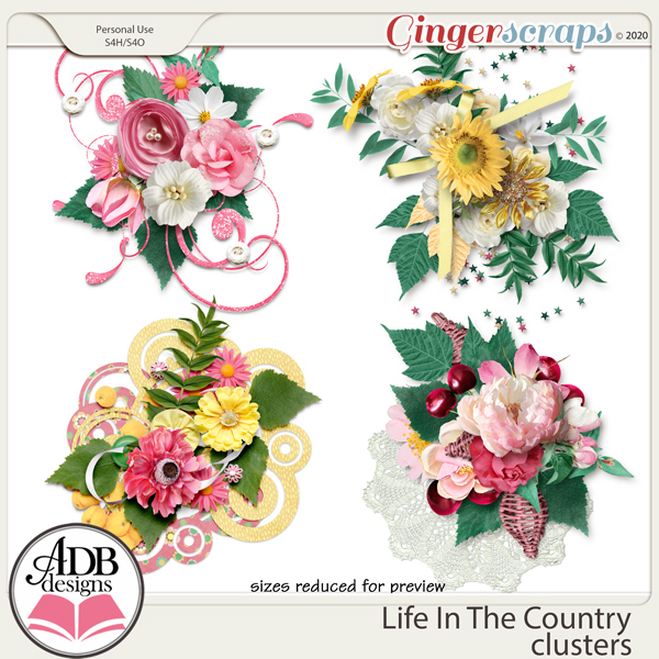 Life In The Country Clusters by ADB Designs