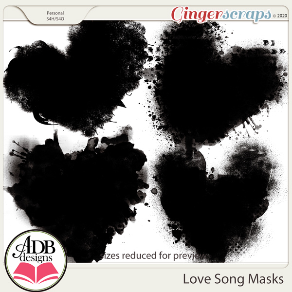 Love Song Masks by ADB Designs