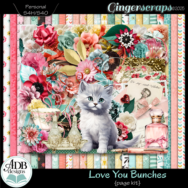 Love You Bunches Page Kit by ADB Designs