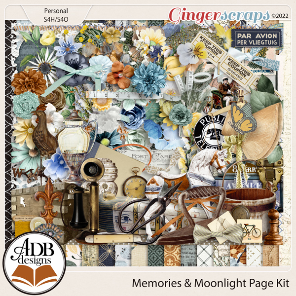 Memories & Moonlight Page Kit