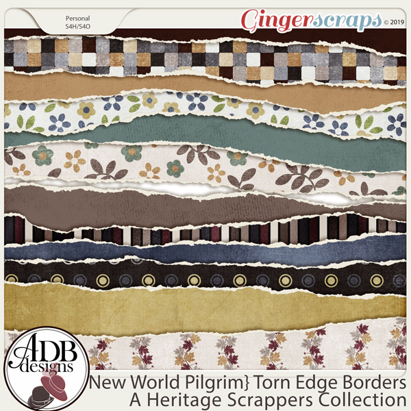 New World Pilgrim Borders by ADB Designs