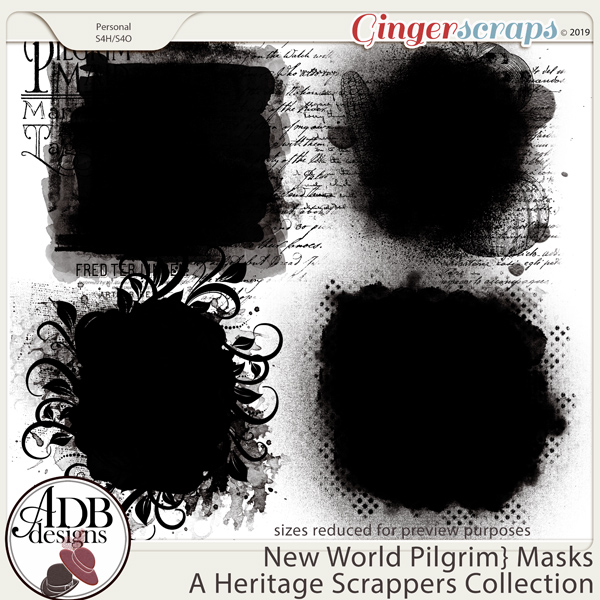 New World Pilgrim Masks by ADB Designs