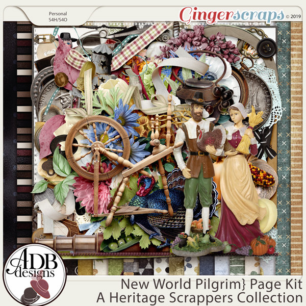 New World Pilgrim Page Kit by ADB Designs