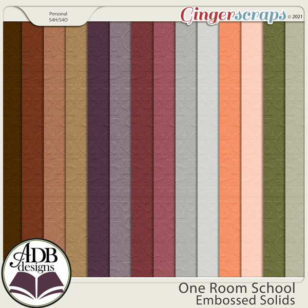 One Room School Embossed Solids by ADB Designs