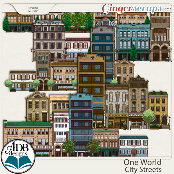 One World City Streets by ADB Designs