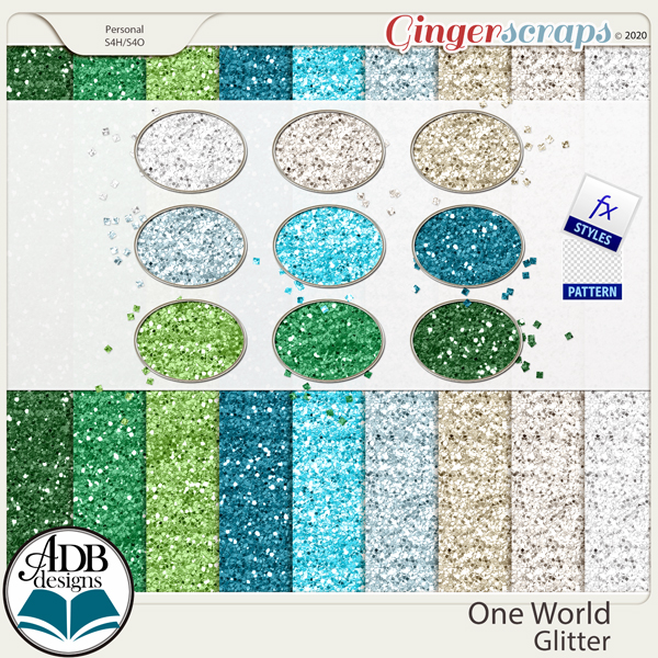 One World Glitter Pack by ADB Designs