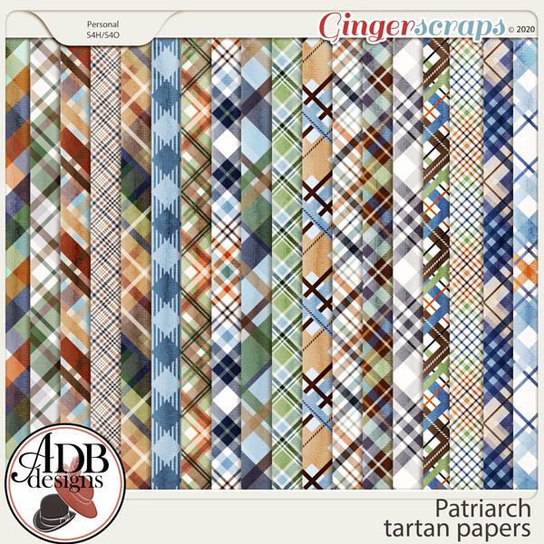 Patriarch Pattern Papers by ADB Designs