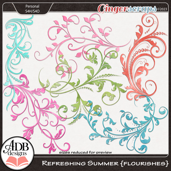 Refreshing Summer Flourishes by ADB Designs