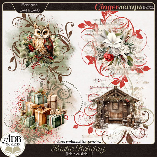 Rustic Holiday Blendables by ADB Designs