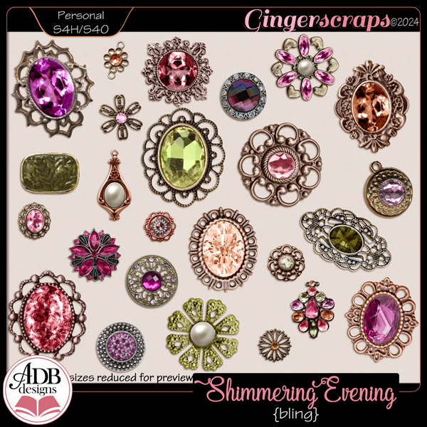 Shimmering Evening Bling by ADB Designs