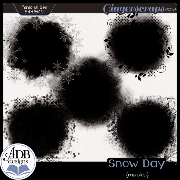 Snow Day Masks by ADB Designs