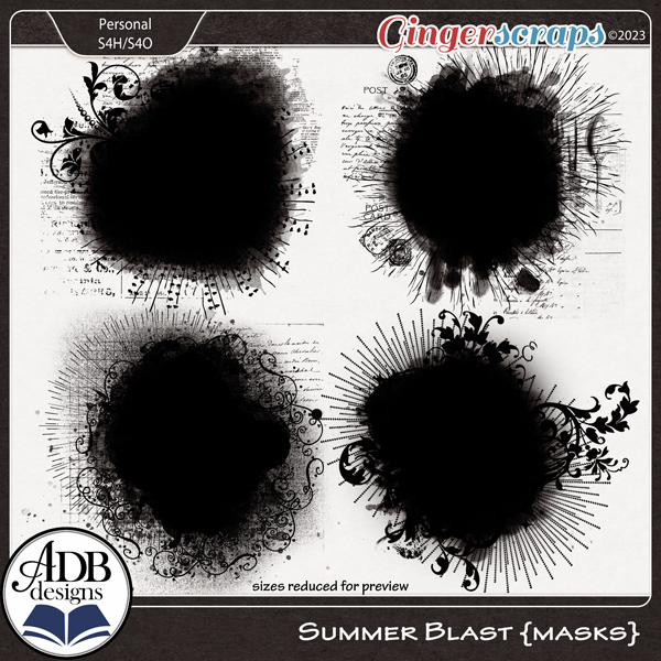 Summer Blast Masks by ADB Designs