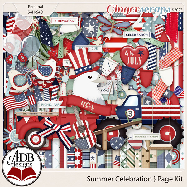 Summer Celebration Page Kit