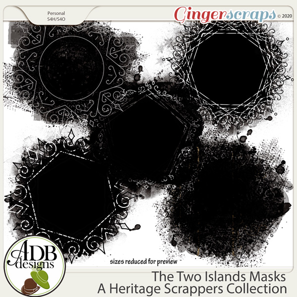 The Two Islands Masks by ADB Designs