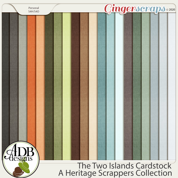 The Two Islands Cardstock Solids by ADB Designs