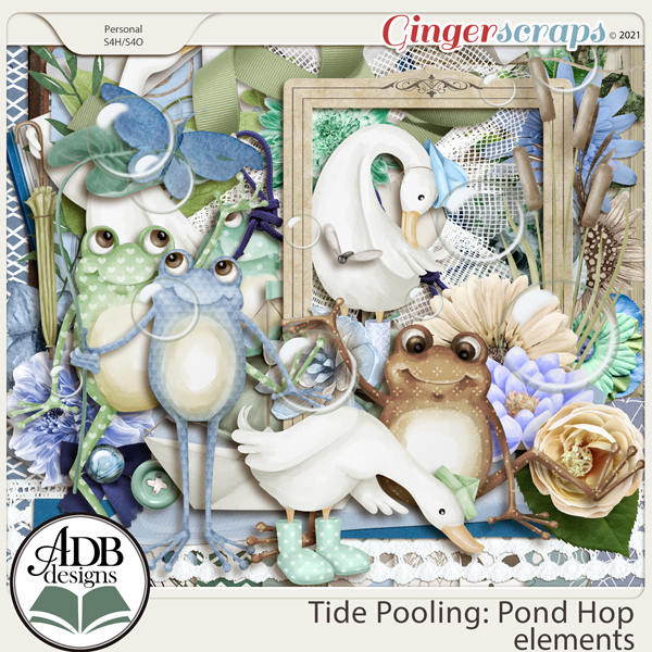 Tide Pooling: Pond Hop Elements by ADB Designs