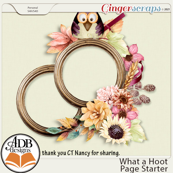 What a Hoot! Cluster Gift 01 by ADB Designs