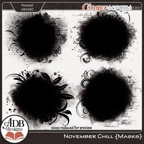 November Chill Masks by ADB Designs