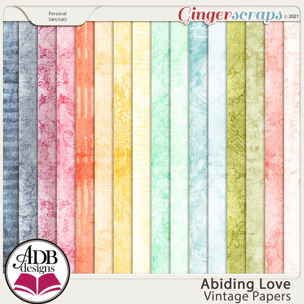 Abiding Love Vintage Papers by ADB Designs